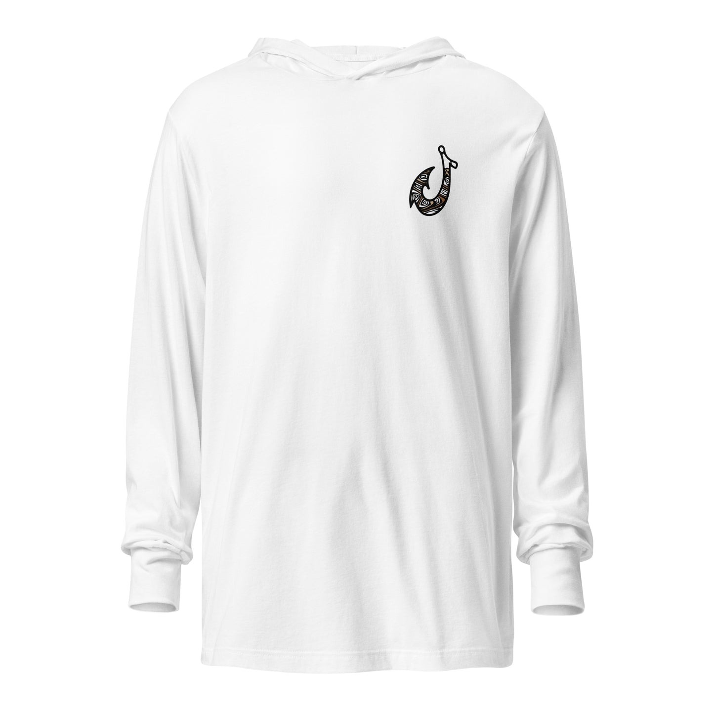 Fish Story Hooded long-sleeve tee