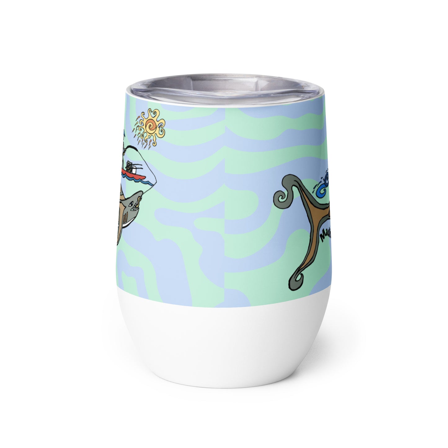 Fish Story Wine tumbler