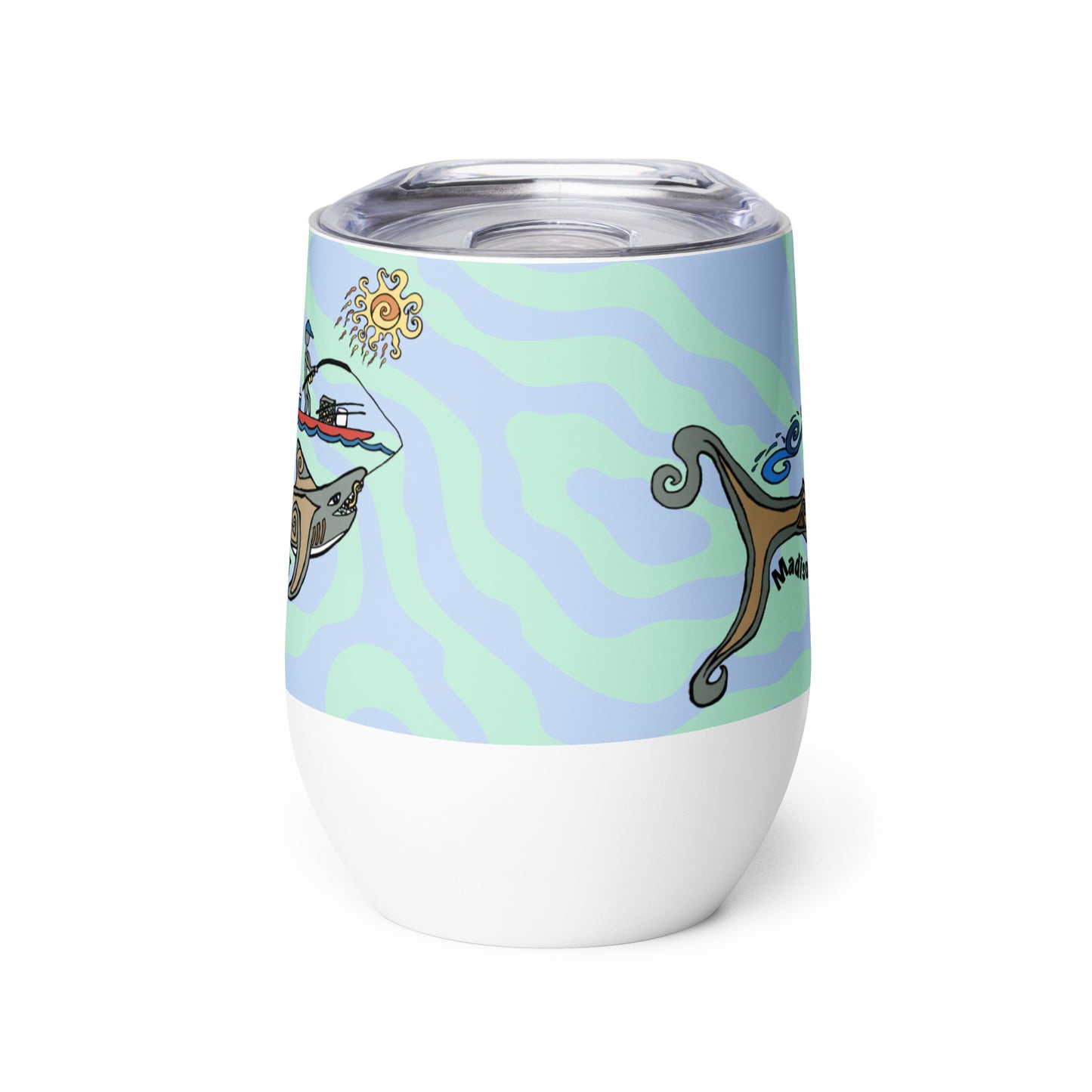 Fish Story Wine tumbler