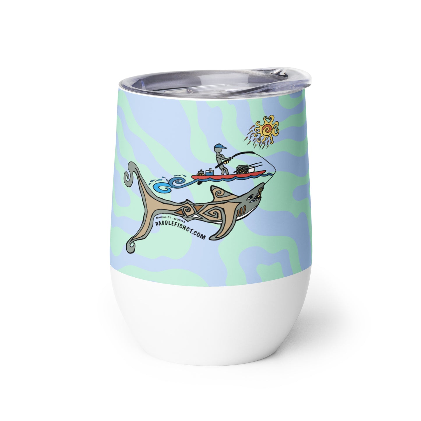 Fish Story Wine tumbler