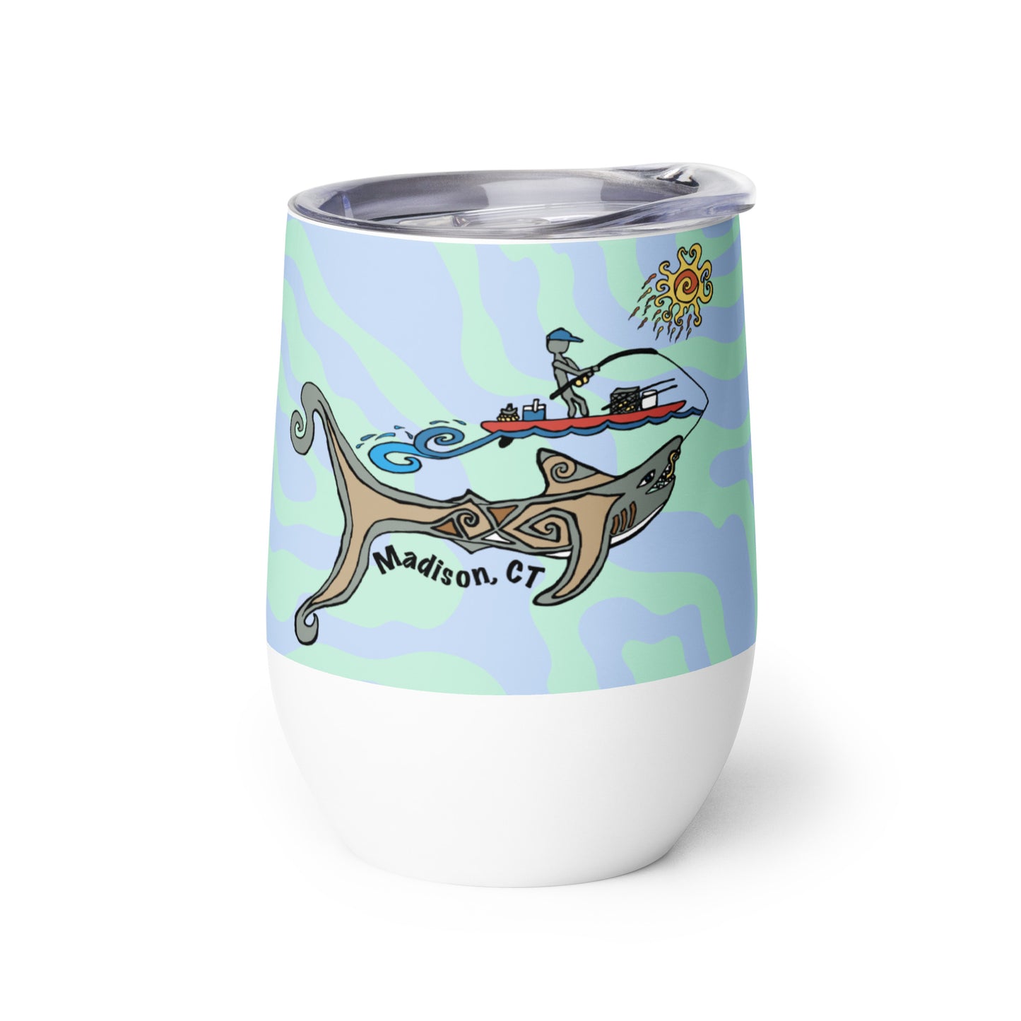 Fish Story Wine tumbler